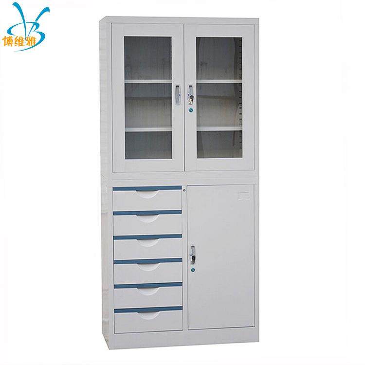 文BWY-2000柜办室资料柜带公财锁务凭证柜档案柜抽屉办公柜铁皮矮