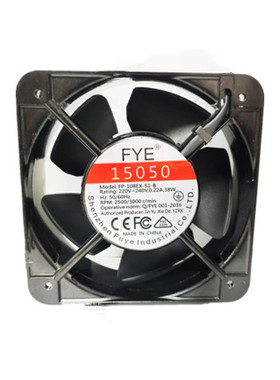 大风量福烨FP-108EX-S1-B 15050大叶型扇叶 220V滚珠铜线散热风扇