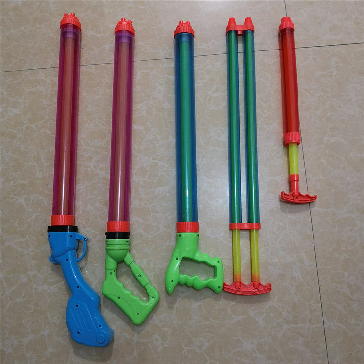 夏天儿童玩具水枪成人抽拉大号漂流高压水炮猎枪加长双管戏水男孩