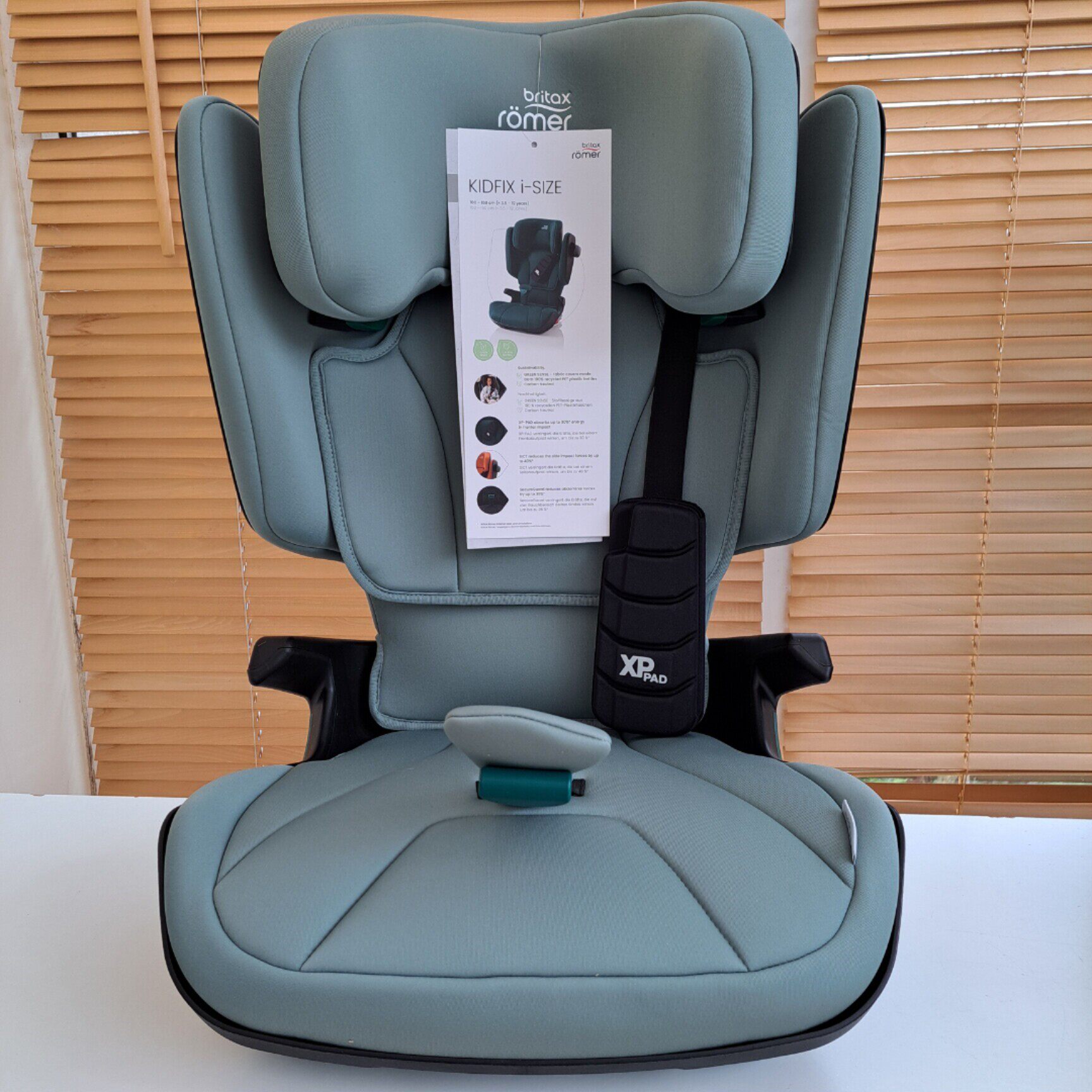 德国britax宝得适凯迪骑士i-size汽车载宝宝安全座椅3-12岁kidfix