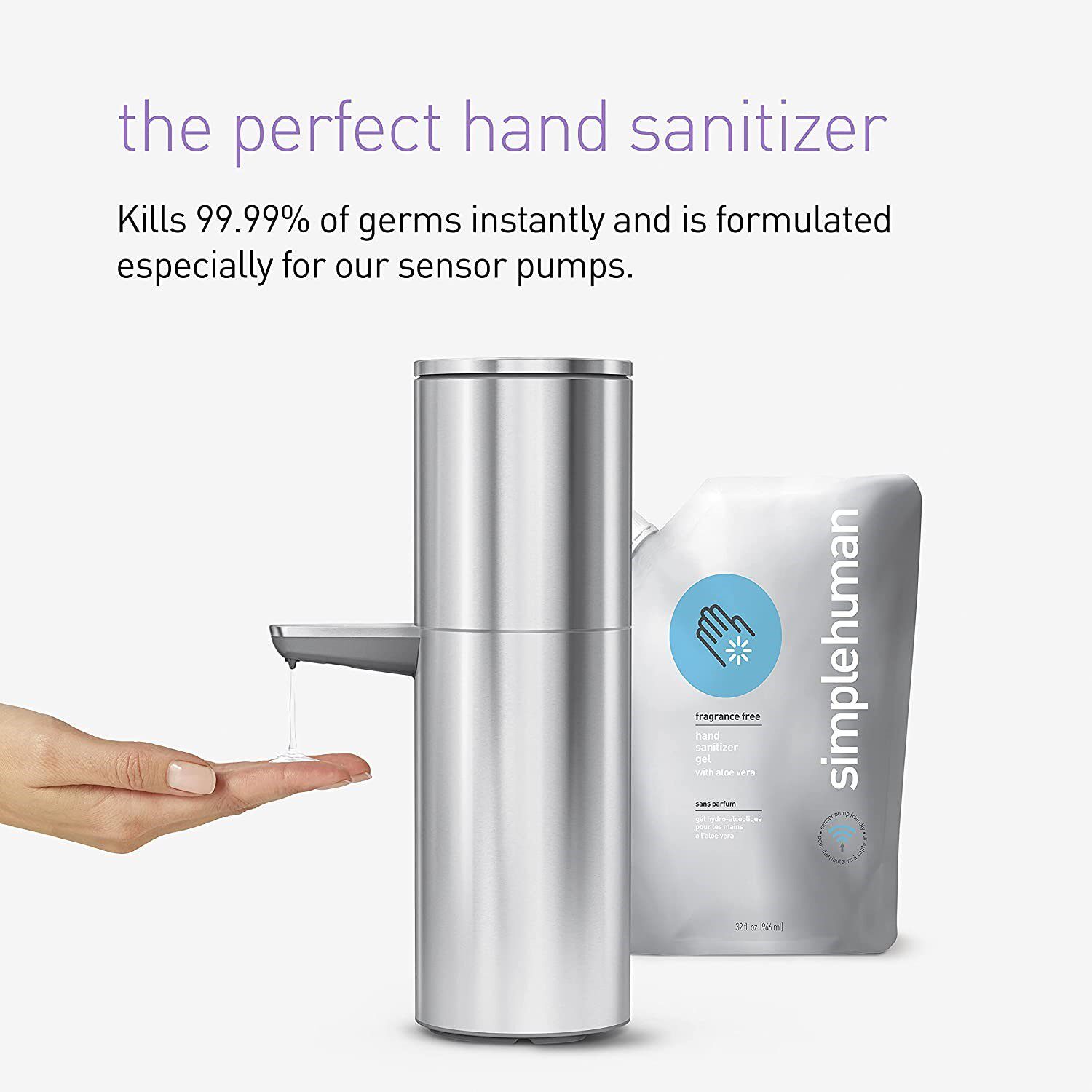 simplehuman32盎司液体皂液器