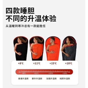 SEATOSUMMIT升温抓绒睡袋内胆可拆卸超轻低温内衬应急保温加热STS