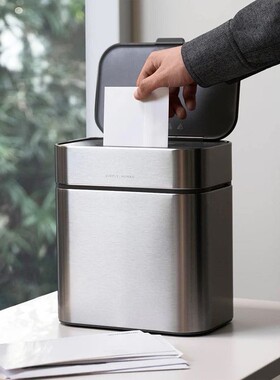 美国simplehuman SHREDDER碎纸机自动办公家用可外挂55L58L垃圾桶