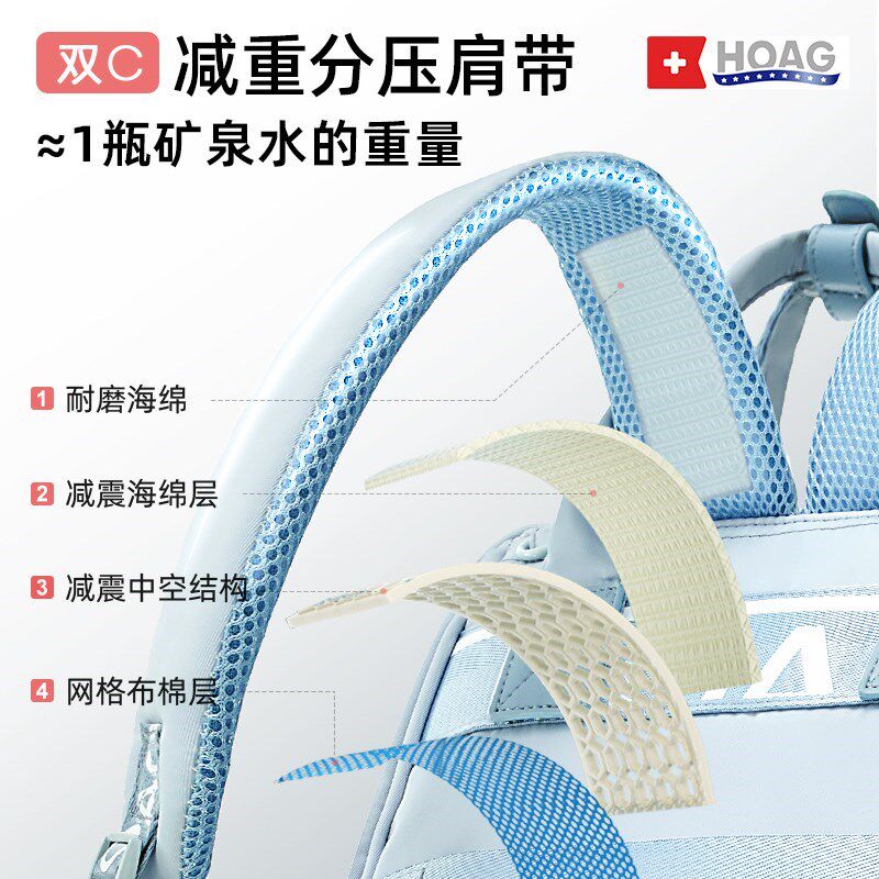 美国Hoag妈咪包多功能大容量双肩