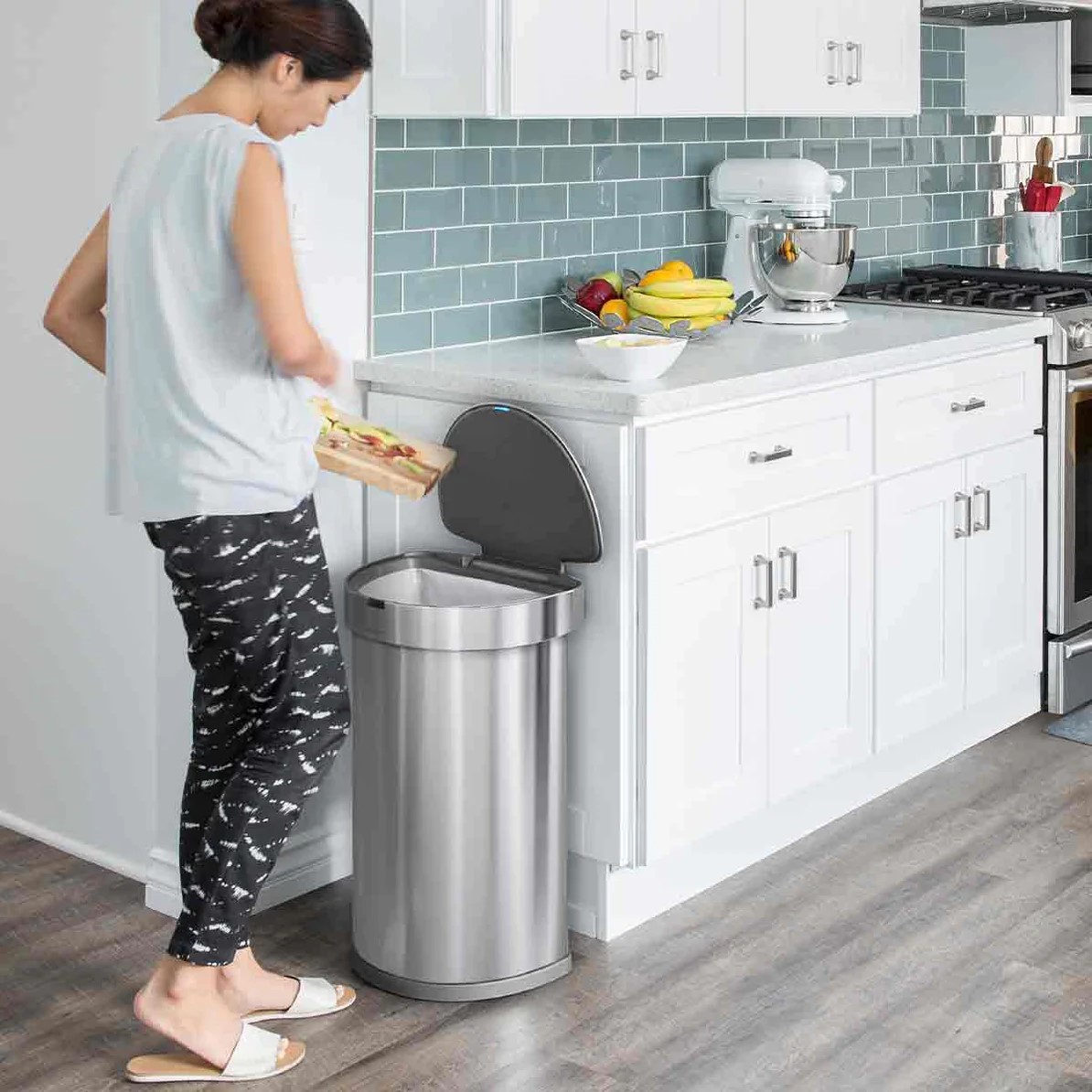 Simplehuman45升半圆手势58升双图片