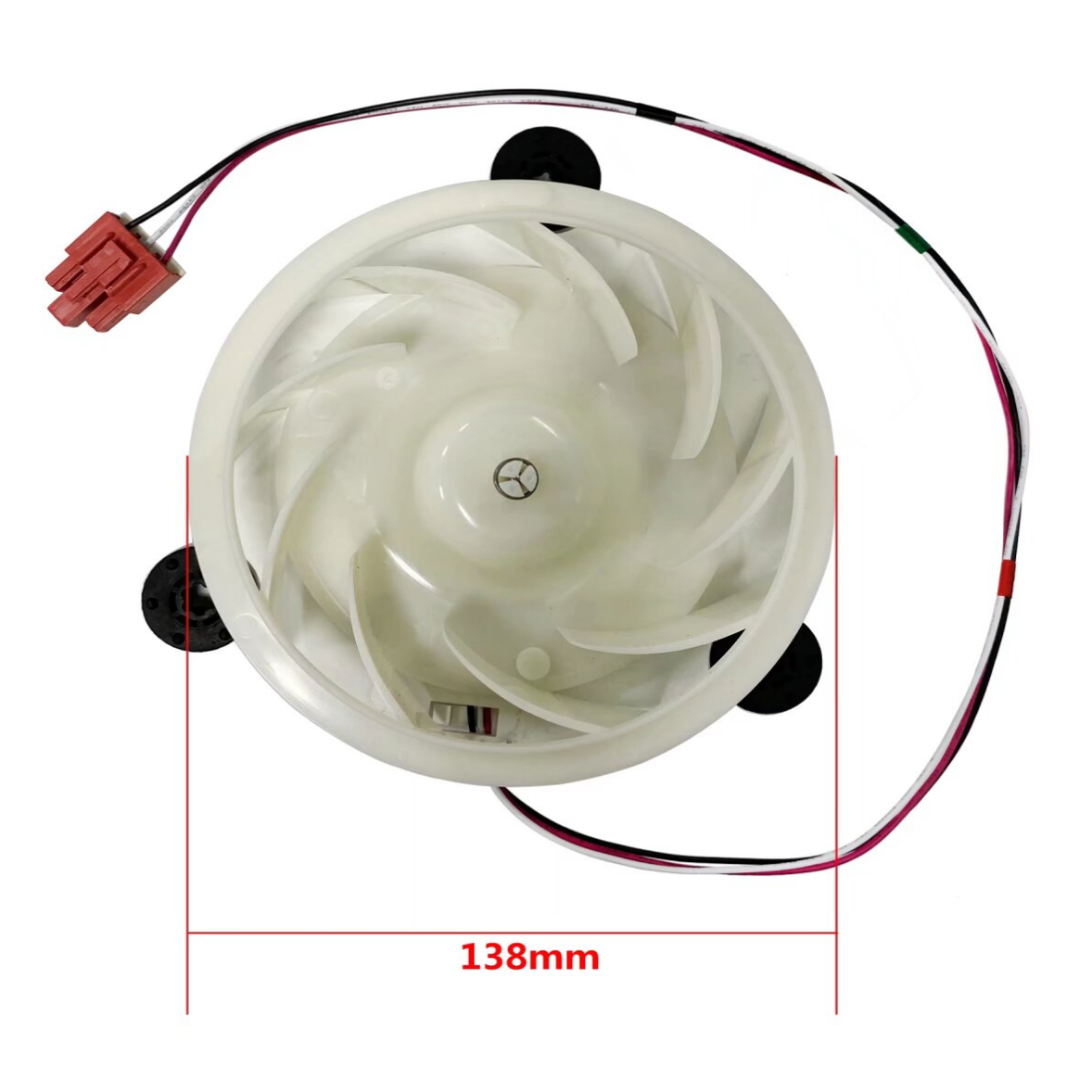 全新GW10C12MS1BA-57Z32 12V DC 0.12A（圆形）冰箱风机4线 10CM