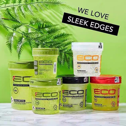 美国进口Eco Styler Olive Oil Styling Gel水基定型啫喱发胶卷发