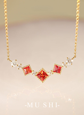 【木石有言】s925银镀14K金项链