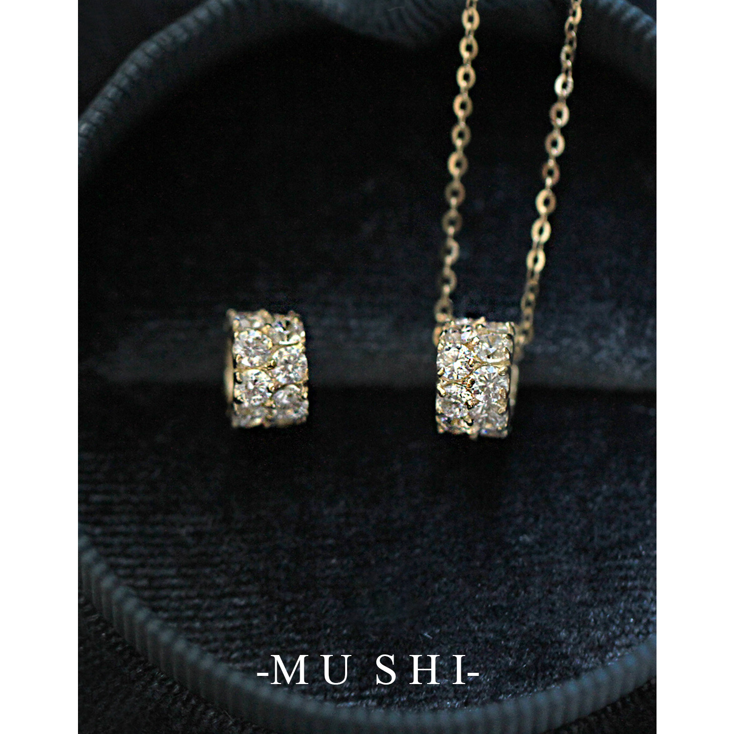 满钻转运珠项链女s925纯银