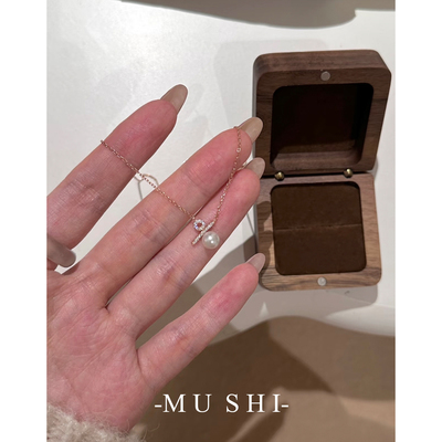 100%的爱项链女s925纯银镀14K金