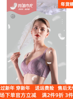 奥丝蓝黛羽绵无钢圈厚A杯内衣聚拢收副乳中厚B透气厚上托调整5809