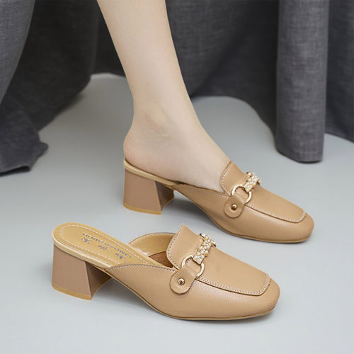 舒适百搭包头鞋穆勒鞋