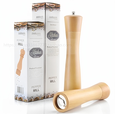 8寸木胡椒研磨器海盐磨碎器10寸