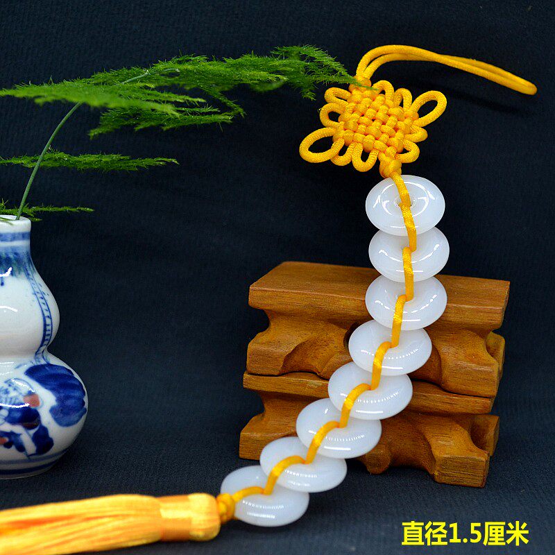 흙을 제거하는 천연 팔백옥 펜던트 화장실 방문 수세 팔백옥 끈 안전 버클 침실 펜던트