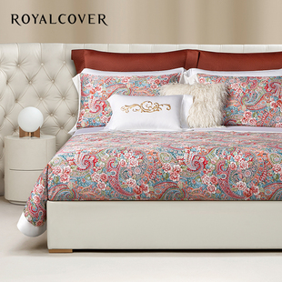 ROYALCOVER 西西里之夏 罗卡芙欧式 轻奢莱赛尔天丝贡缎床单四件套