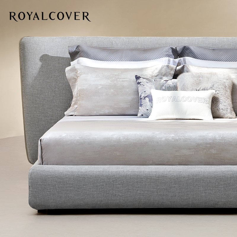 ROYALCOVER/罗卡芙轻奢现代简约120S长绒棉全棉床单四件套 瓦尔登