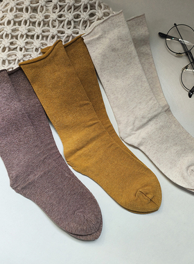 不灵不灵buling亮闪闪女士袜子春秋韩版中筒袜韩版ins少女袜不勒