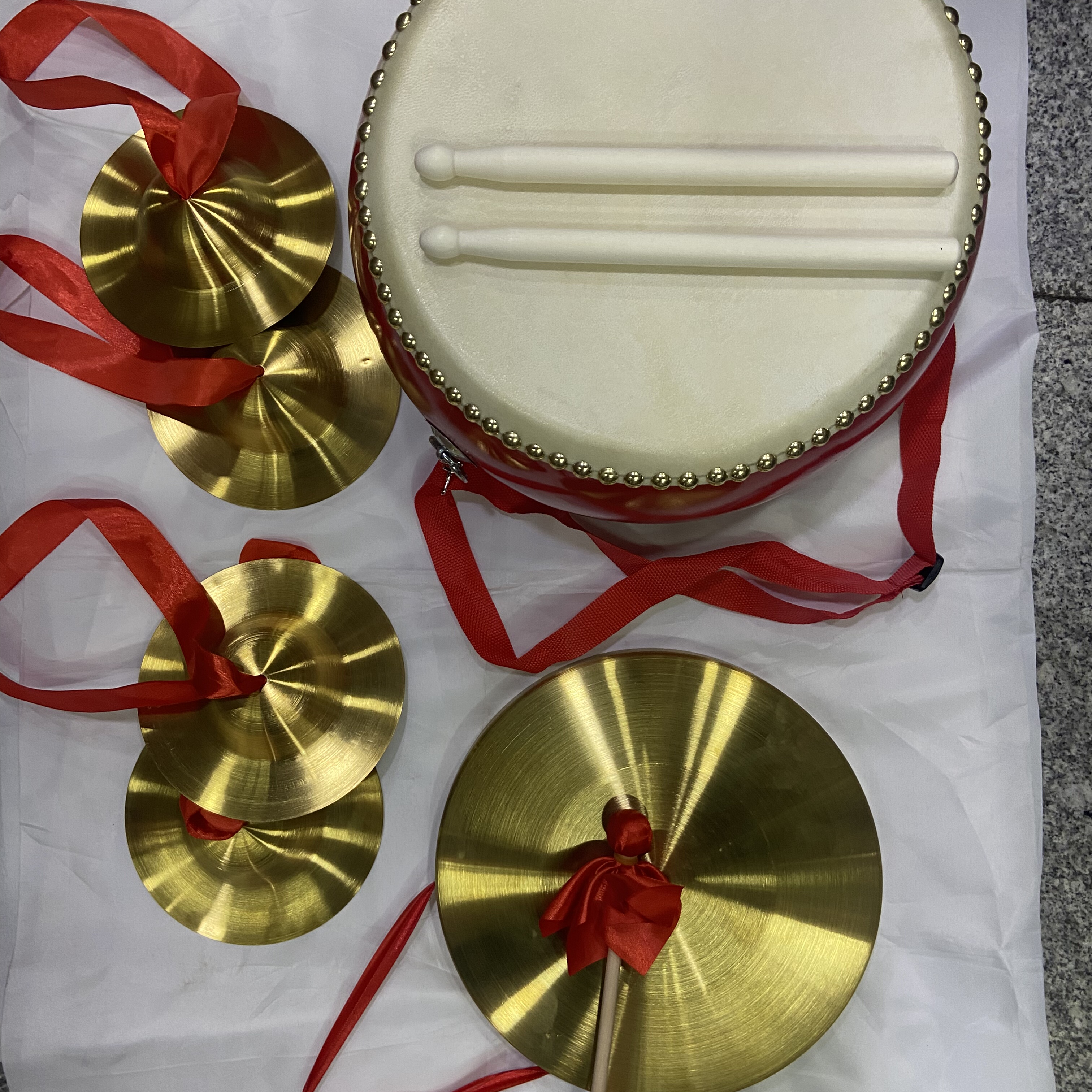 三句半道具套装儿童演出锣鼓镲