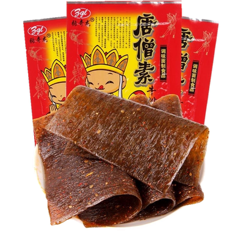 唐僧肉素牛排手撕大刀素肉辣片8090后怀旧学校零食回忆麻辣香辣片
