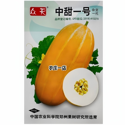 超甜脆早熟高产耐低温甜瓜种子籽