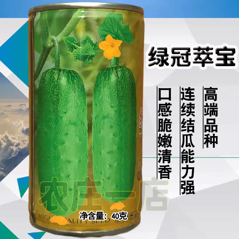 高端旱黄瓜种子水果黄瓜种籽秋瓜孑短棒肉质脆嫩长25cm基地专用型