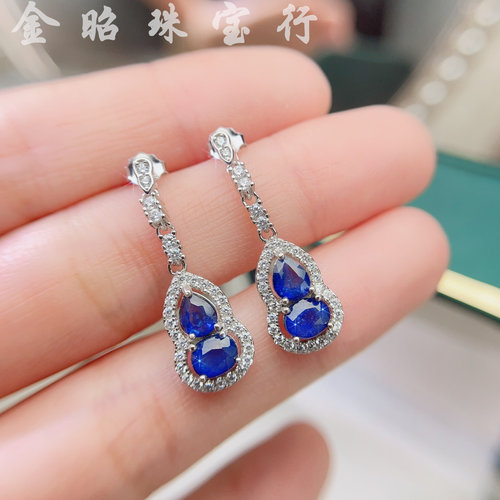 S925银葫芦款福禄招财耳环