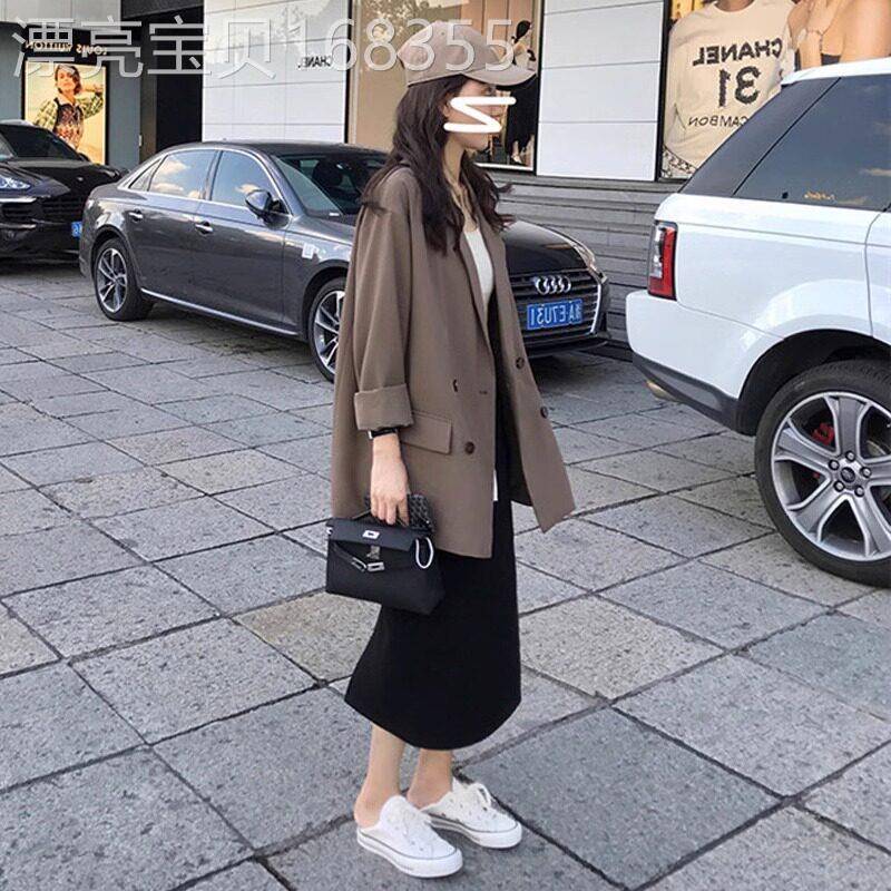 潮牌设计感小众西装外套女2025新款春秋休闲小个子高级感炸街西服