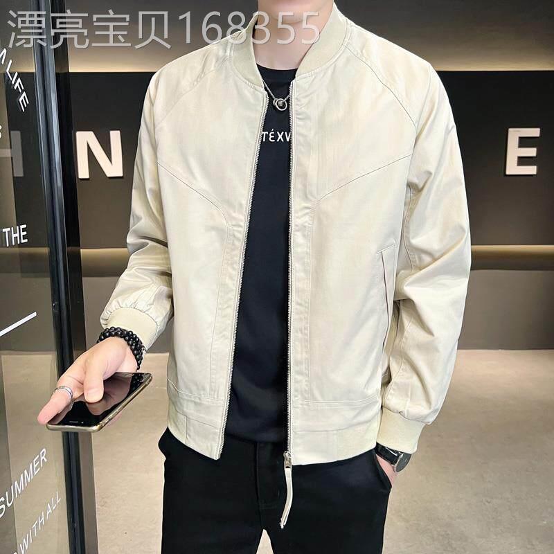 夹克外套男士春秋季2025新款韩版潮流宽松百搭薄款上衣休闲 棒球