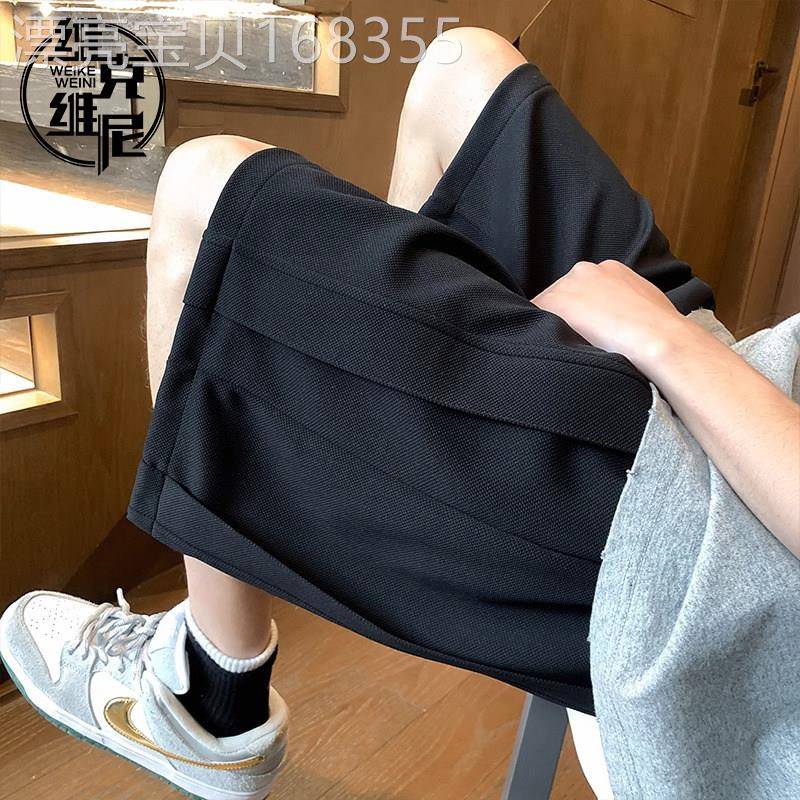 美式潮牌短裤男夏季薄款五分裤2026年新款潮流百搭宽松运动休闲裤图片