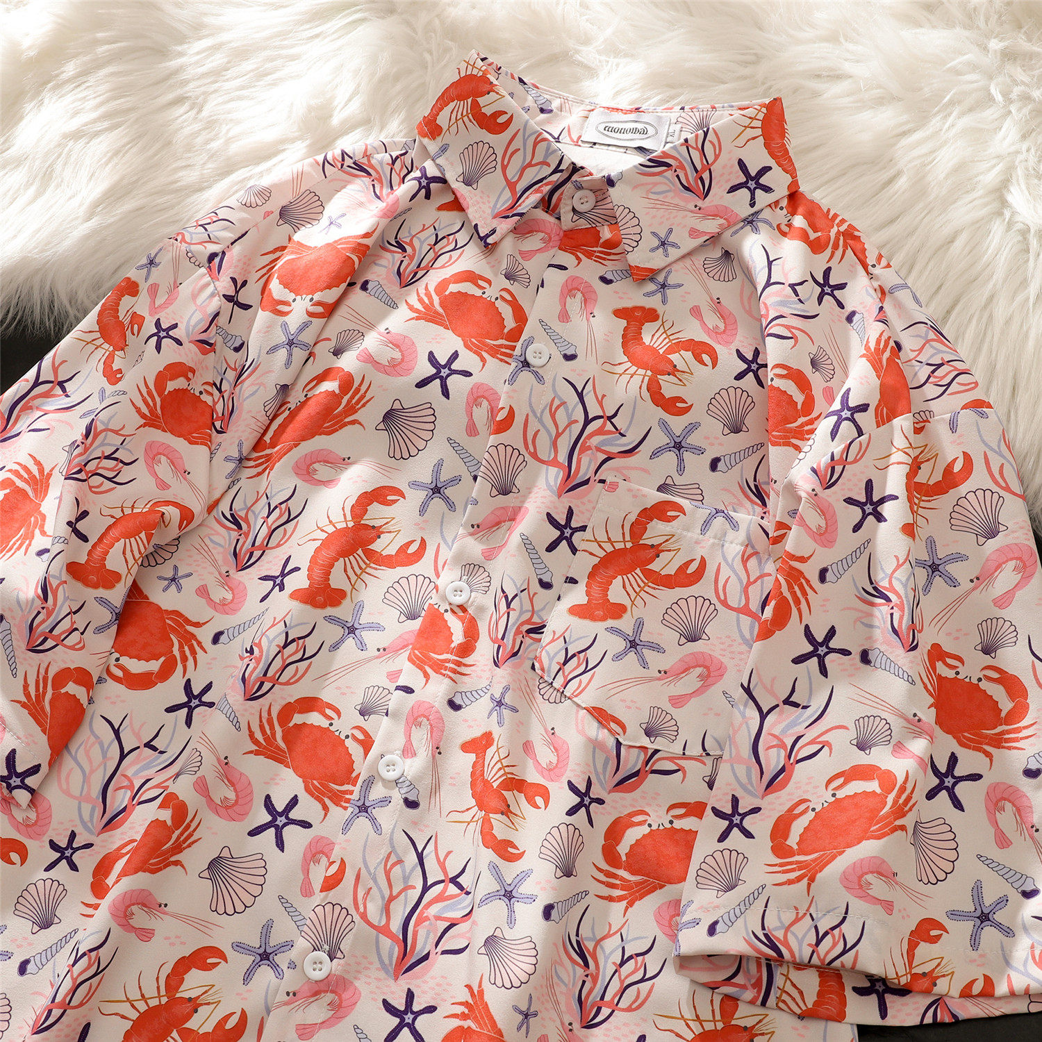 夏季花衬衫C3805P40，男装衬衫，电商A433