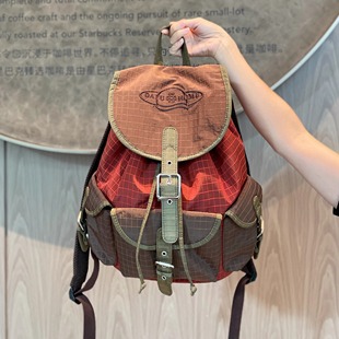 超火轻便旅行双肩包女2025新款 小众牛津布女士背包高级通勤大 时尚