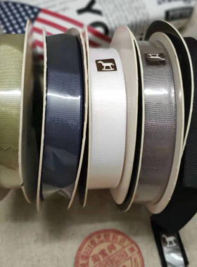 MOKUBA 木马牌 1.5cm 双面丝绸带子 丝带织带  衣服装饰绳带子带