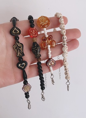 小众不规则串珠多元素手链