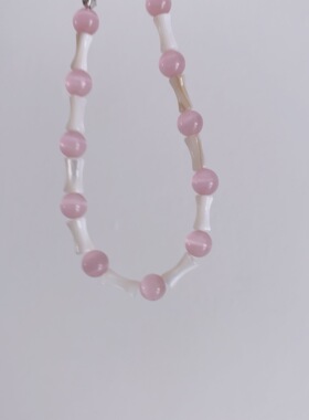 甜美串珠竹节手链手串