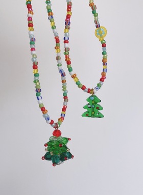 朵拉手作童趣可爱项链节日氛围感