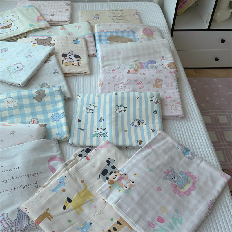 梨梦单品  ins可爱40支纯棉单件被套全棉被罩单人学生宿舍少女心