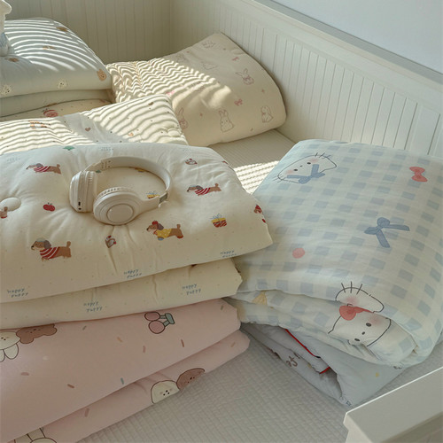 梨梦 小可爱a类针织被子秋冬被芯可爱儿童四季通用宿舍单双人学生