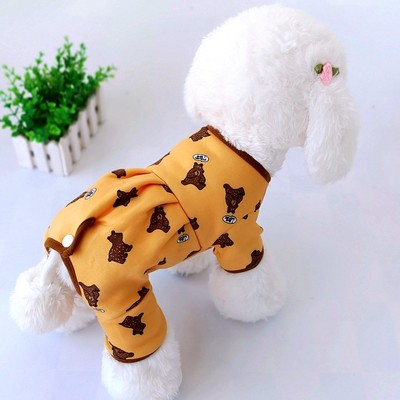 熊仔全包肚子狗狗保暖秋冬装
