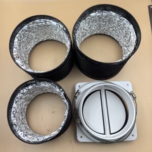 集成灶配件止逆阀烟管适用美的美大奥田海尔金帝美多杰森威可多