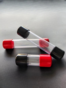 带堵头PVC管透明塑料硬管薄壁空心套管管子外径30内径28mm包装管