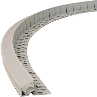 弧形悬浮顶反光灯槽圆弧洗墙灯带单边向上回光槽免开槽斜面线性灯