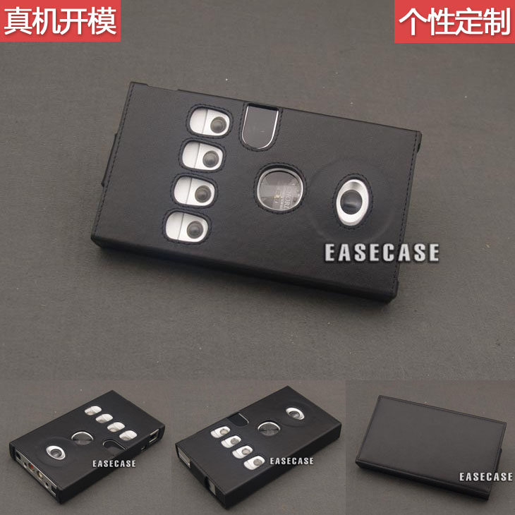 A6款EASECASE定制chord HUGO 2代+2go播放器真皮套保护黑色