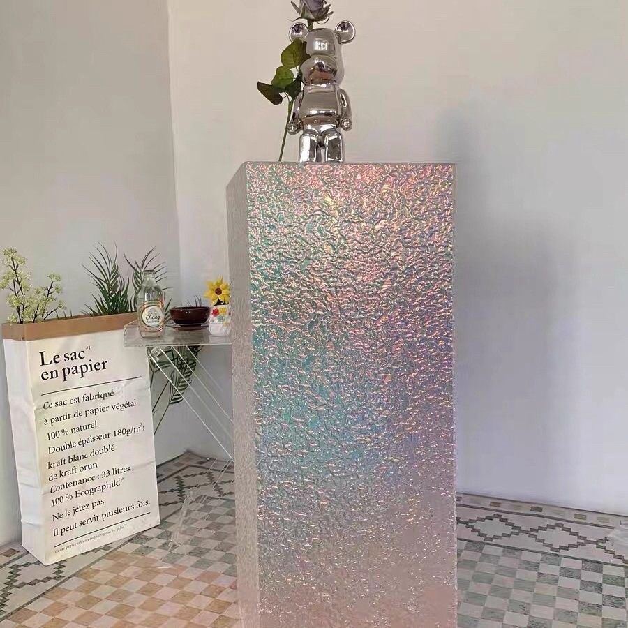 亚克力透明炫彩石头纹展示盒底座透明地台展厅艺术品摆件简约摆台,商业/办公家具,展示地台/底座,淘宝优惠券,粉丝福利购,淘宝优惠卷