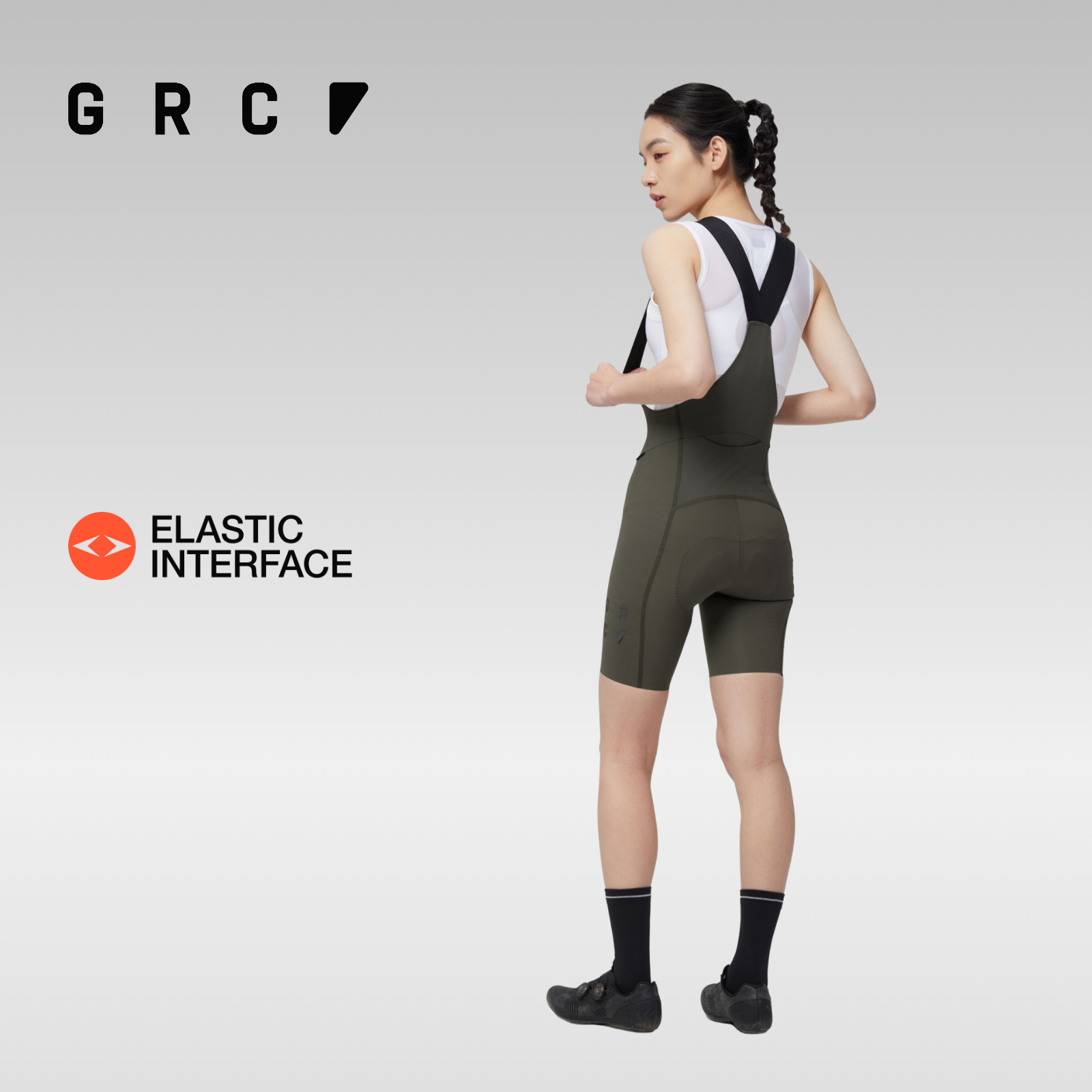 GRC桀骜无尽TECH LW春夏新款女士透气骑行服骑行裤背带短裤双箭头