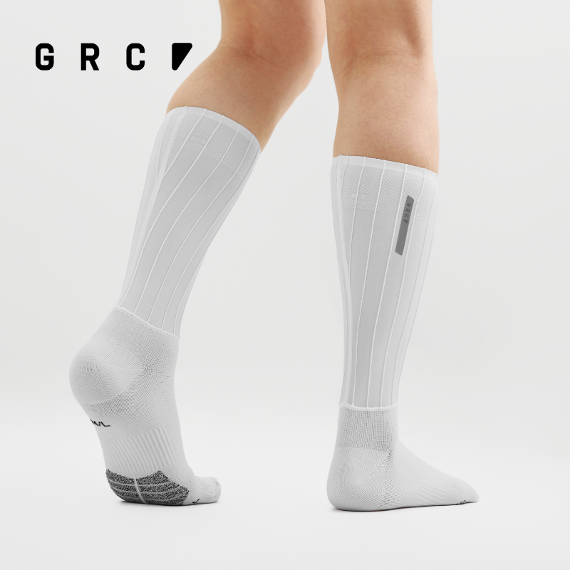 GRC春夏新款空气力学防晒气动袜透气反光防滑公路自行车骑行袜