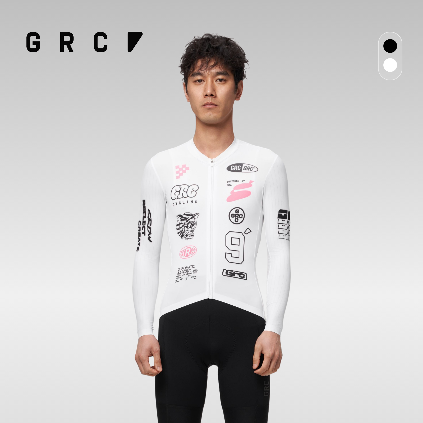 GRC春夏CMYK锋芒疾行骑行长袖上衣短袖公路车自行车骑行服男