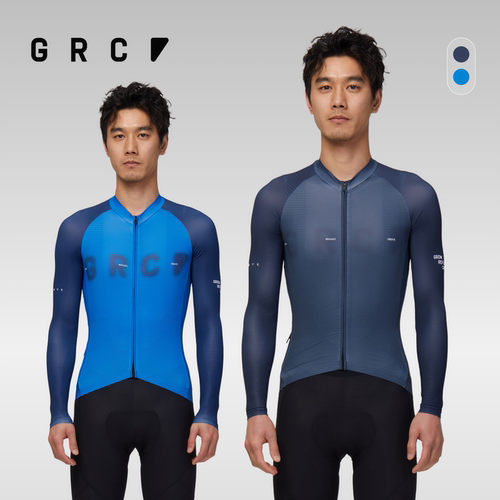 GRC春夏cmyk控温方块骑行长袖