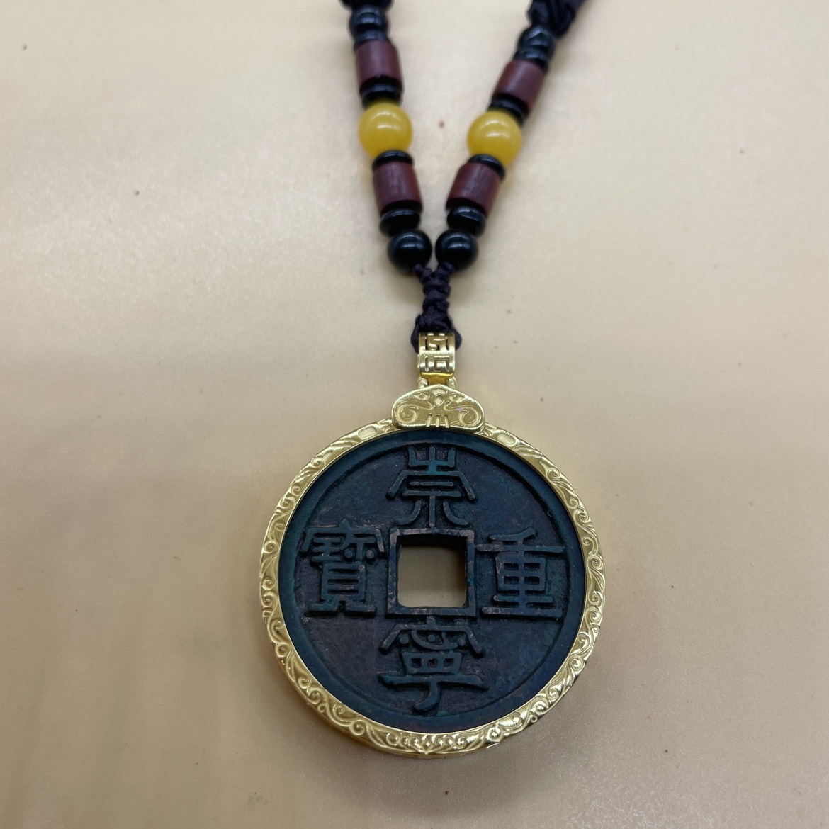 定制银饰品925纯银包边吊坠