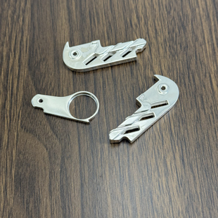 来样定制高精度银饰品瑞士军工刀零配件