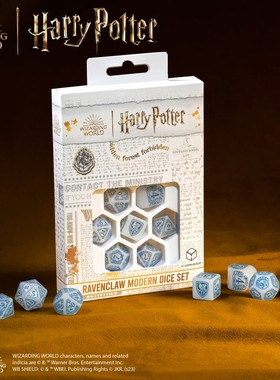 帝企鹅桌游 Q Workshop 哈利波特 跑团 骰子 拉文克劳 白色 现货
